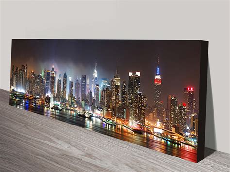 panoramic city skyline prints