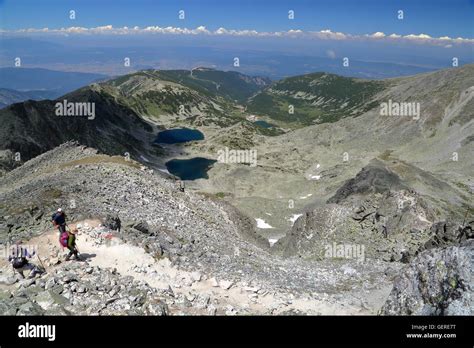 panoramic view Rila Mountains