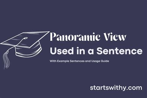 panoramic view in a sentence
