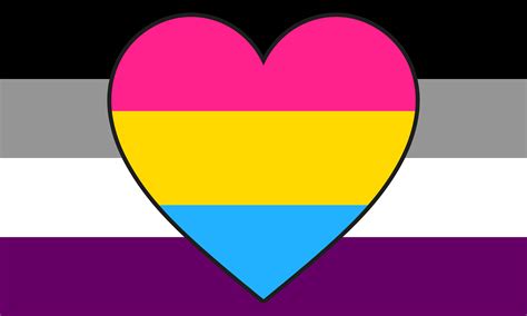 pansexual and asexual flag