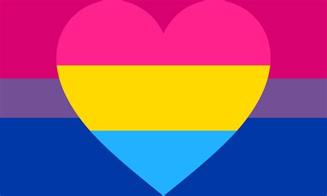 pansexual and bisexual flag