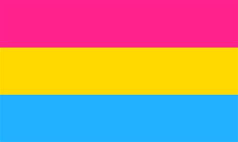 pansexual pride flag colors