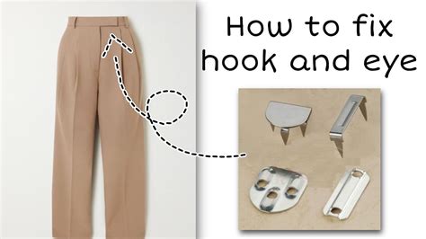 pant hook and eye