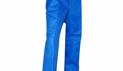 Pantalon de travail bleu 100 Coton