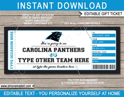 panther football tickets for sale