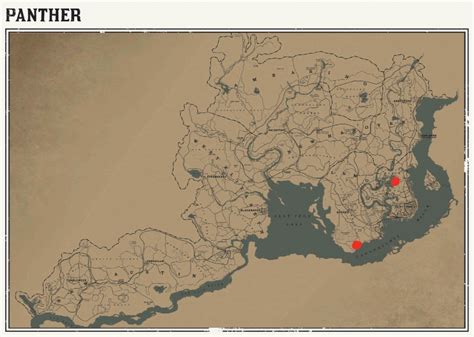 panther spawn locations rdr2