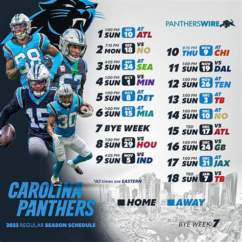 panthers home games 2023