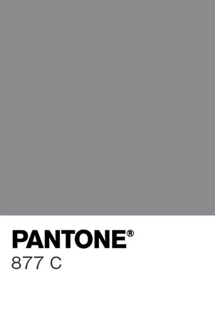 pantone 877 c