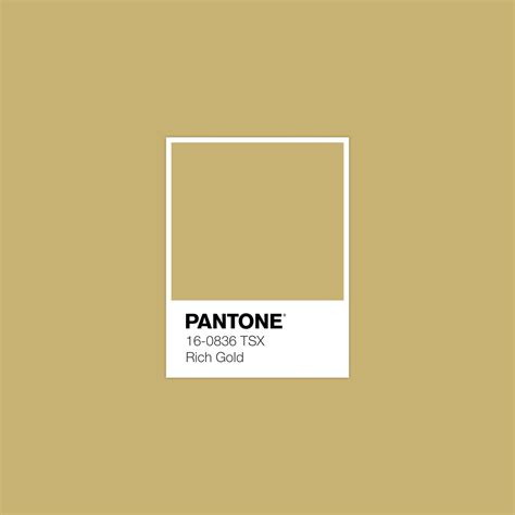 pantone gold