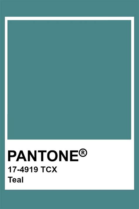 pantone teal color code