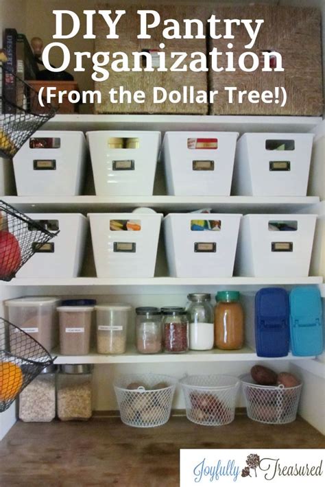 Pantry Storage Ideas Dollar Tree