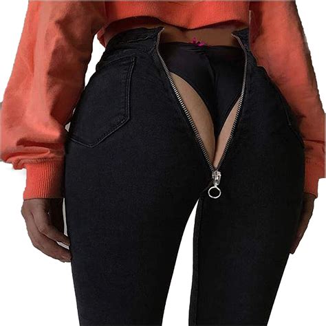 Pants With Zipper On Back