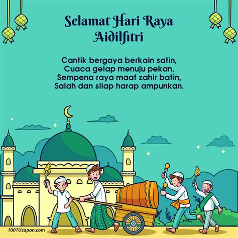 Pantun Hari Raya Idul Fitri