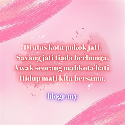 pantun sweet 2 kerat