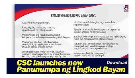 CSC launches new Panunumpa ng Lingkod Bayan | Download here!