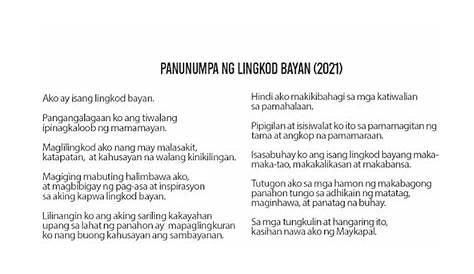 Commission on Human Rights of the Philippines - Panunumpa sa Lingkod Bayan