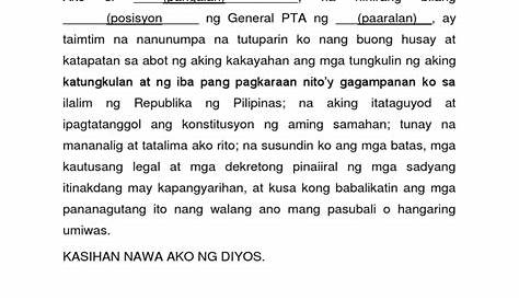 1. Panunumpa ng Propesyonal - Republic of the Philippines Professional
