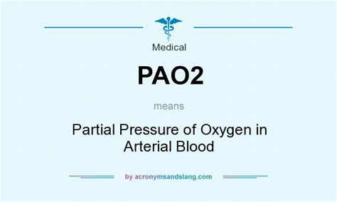 pao2 meaning medical