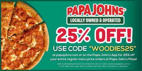 pap john promo code