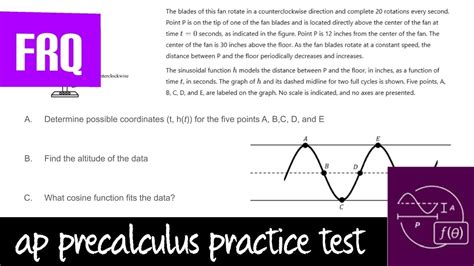 Pap Pre-Calculus Sinusodial Graphs With Applications