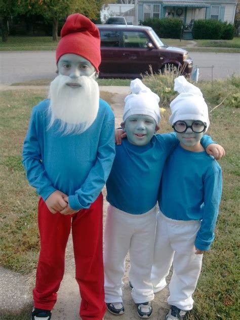 DIY Papa Smurf Costume Smurf costume, Boy halloween