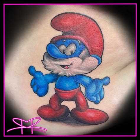 Famous Papa Smurf Tattoo Designs Ideas
