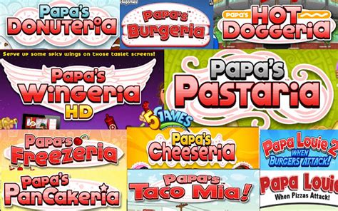 papa's games list