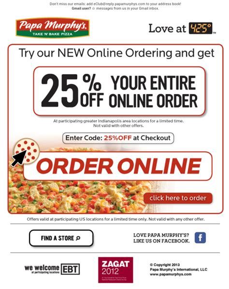 Papa Murphy's Coupons Printable: Save Big On Delicious Pizza