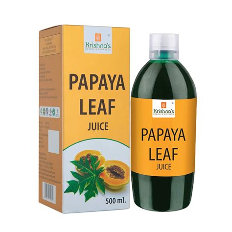 papaya leaf juice for dengue