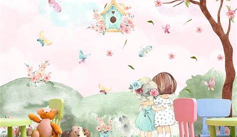 Wallpaper | Jardim encantado png, Caixa de balões, Bordas coloridas