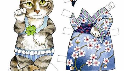 10 Best images about Cat Paper Dolls on Pinterest Dress up, Cats and Mice