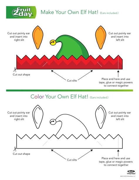 Build A Buddy the Elf Printable Free Printable Elf Paper Template