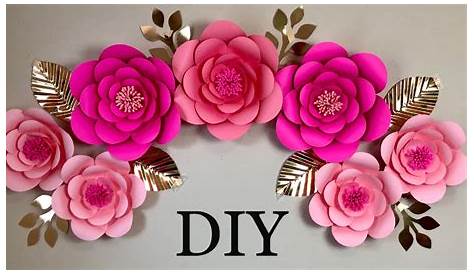 Large Paper Flower Backdrop / Giant Paper Flowers / Paper