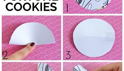 How To Make Paper Fortune Cookies | How to make origami, Chinese new
