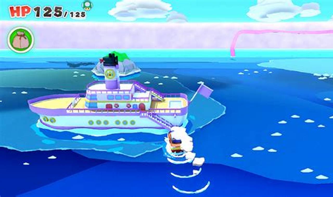 Paper Mario: The Origami King - Princess Peach's Ship Walkthrough