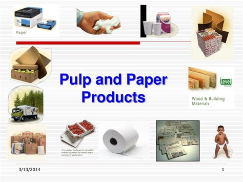 paper and pulp products in construction