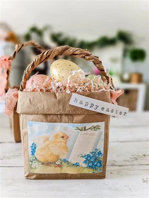 Paper Bags Easter Baskets