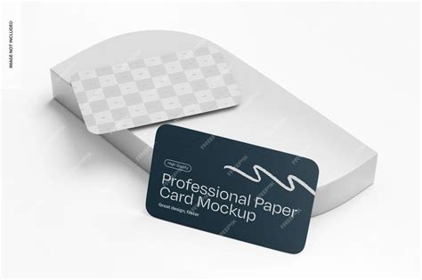 Paper Cards Mockup