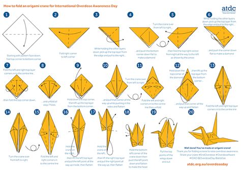 Paper Crane Origami Steps