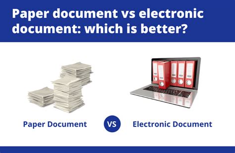 Paper Documents Vs Digital Documents