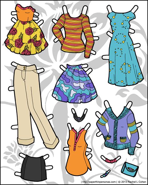 Paper Dolls And Clothes Printable Free: A Fun And Creative Activity For All Ages