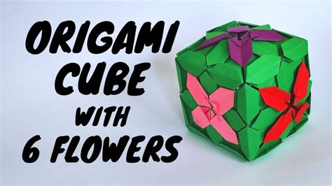 Paper Flower Cube