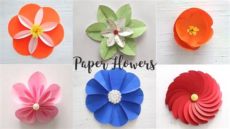 Paper Flower Ideas Simple