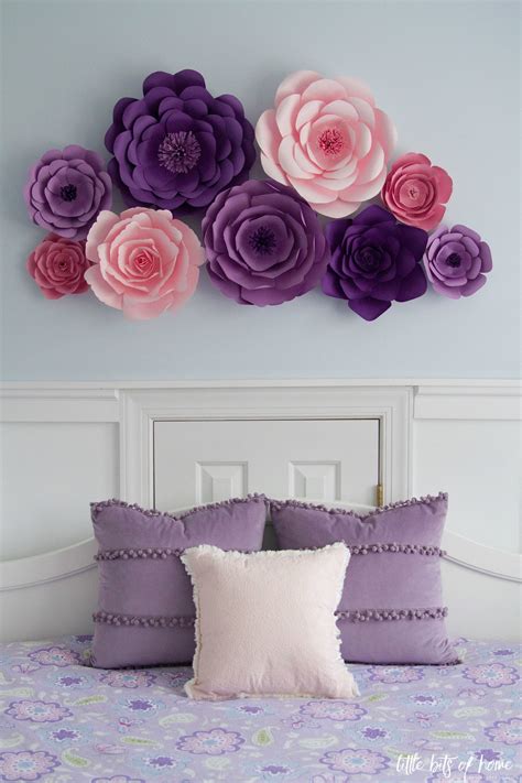 Paper Flower Tutorial Paper flowers, Paper flower wall decor, Paper