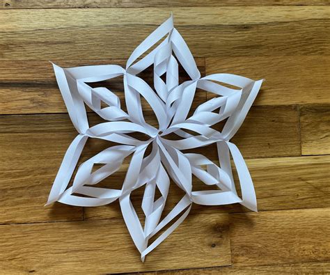 Paper Folding Snowflakes 3D