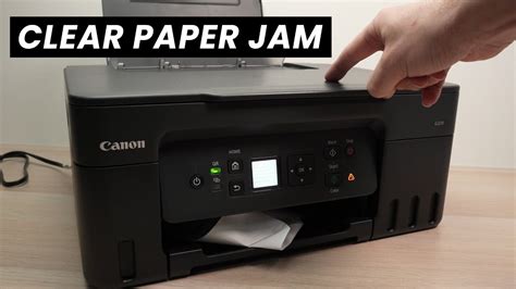 Paper Jammed Inside Canon Printer