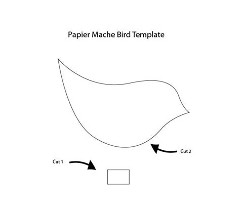 Paper Mache Bird Template