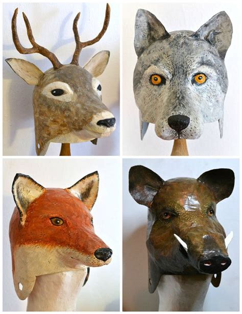 Paper Mache Deer Hat