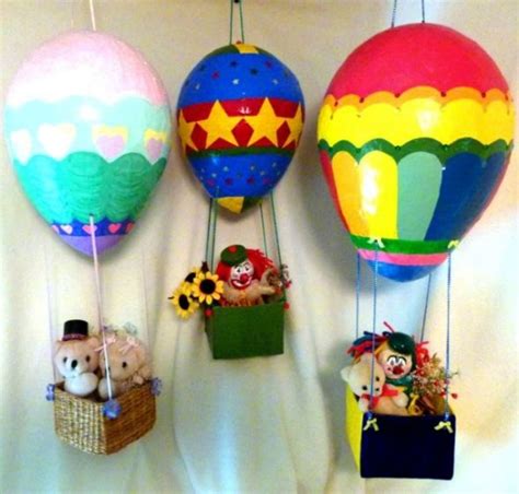 paper mache hot air balloon lesson plan