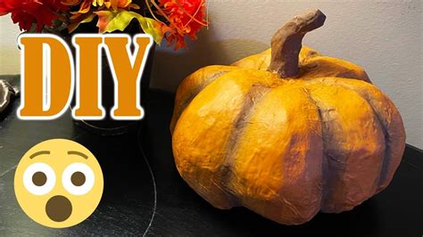 Paper Mache Pumpkins How To Make